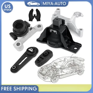 4Pcs Engine Motor & Trans Mount Kit For Nissan Sentra 2007-2012 2.0L Auto CVT - Bild 1 von 11