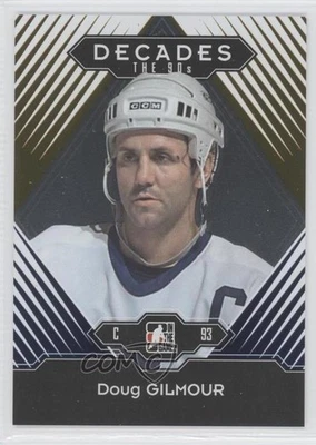 2013-14 ITG Decades 1990s Gold /30 Doug Gilmour #52 HOF - Image 1 of 2