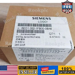 New Siemens 6ED1052-1FB00-0BA6 6ED10521FB000BA6 LOGO 230 RC logic module - Picture 1 of 2