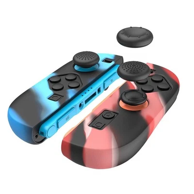 Für Nintendo Switch 2 Joy-Con Silikon Schutz Hülle Joystick Kappen Blau / Rot - Image 1 of 4