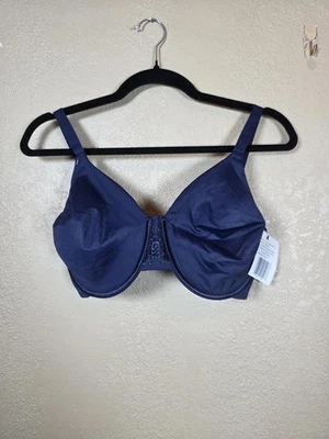 Vanity Fair Women's Beauty Back Smoothing Bra, Ghost Navy, 34DDD - Image 1 of 4
