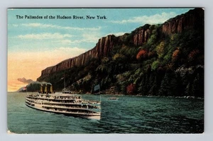 Nueva York, The Palisades the Hudson River, postal vintage - Imagen 1 de 2