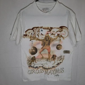 Travis Scott M T-Shirt Herren Circus Maximus Tour 2023 Graphic Tee Rap Merch weiß - Bild 1 von 6