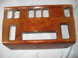 Mercedes W124 E420 Climate Control  Center Burl Wood Trim Panel Bezel - Picture 1 of 4