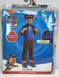 Paw Patrol Chase Costume with Fillable PUP PACK! Toddler 2T NEW IN PACKAGE - Picture 1 of 4
