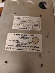 Panalarm Alimentatore 120AC, 6AMPps, 50/60 Cicli, 90P2X120AC24FC450W - Foto 1 di 3