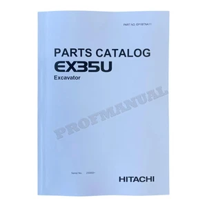 Hitachi EX35U excavator parts catalog manual serial 230001- - Picture 1 of 6