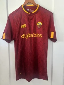 Camiseta de fútbol New Balance 2022-23 para hombre AS Roma local élite M Forza Roma nueva sin etiquetas - Imagen 1 de 4