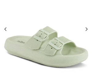 Women's Flexus by Spring Step Bubbles Slip-On Slide Sandals Size 37-38 Comfort - Picture 1 of 4
