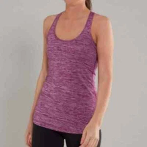 Lululemon Cool Racerback Tank Healther Purple Size 8 - Picture 1 of 4