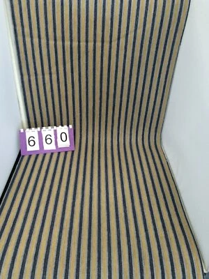 Möbelbezugsstoff Polsterstoff Dekostoff Schaumkaschiert Stoff Beige Blau 660 - Bild 1 von 2