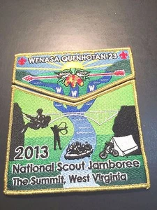 OA WENASA QUENHOTAN LODGE 23 2013 NATIONAL JAMBOREE TWO PIECE SET - Bild 1 von 1