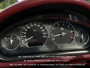 For Bmw M3 E36 1990-2000 Cluster Gauge Dashboard Rings Speedo Trim 4pcs - Picture 1 of 13