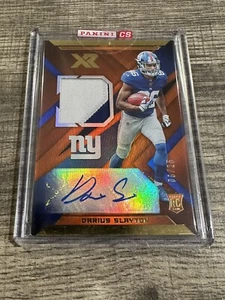 Carta rookie 2019 XR Darius Slayton RPA 08/25 arancione SSP RSA-40 New York Giants - Foto 1 di 2