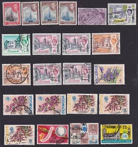 Bermuda Selection from 1938 to 1970 Used Values to 2/- BU05 - Picture 1 of 3