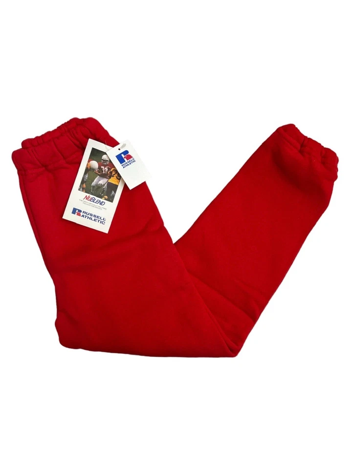 Pantalones deportivos Russell vintage talla juvenil pequeño stock muerto nuevos con etiquetas años 90 hechos en EE. UU. Foto 1 de 4