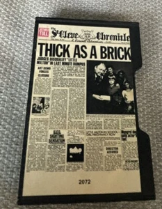 Jethro Tull- Thick As A Brick vintage -slide Out Case- cassette tape 1972 Tested - Picture 1 of 2