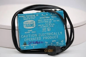 Life-Like Hobby Transformer Blue 120V 50 Hz. Tested. Written On 1:87 Scale HO - Picture 1 of 4