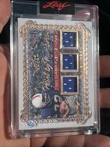 OJ Simpson 2021 LEAF ART OF SPORT PAINT BY NUMBERS TRIPLE GAME USED PATCH SP /25 - Bild 1 von 4