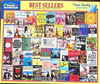 Best Sellers Novels COMP Puzzle The Color Purple Tarzan Catch-22 Animal Farm Foto 1 de 4