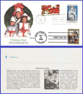USA5 #2166 U/A FLEETWOOD FDC Combo3 plantas de Navidad de flor de pascua - Imagen 1 de 1