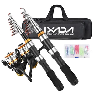 Fishing Rod Reel Combo  Drop Set(Complete Kit,1.9m, 2.) H3T0 - Picture 1 of 8