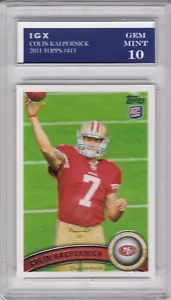 COLIN KAEPERNICK ROOKIE CARD 2011 Topps SF 49ers Football GEM MINT 10 RC! - Picture 1 of 1
