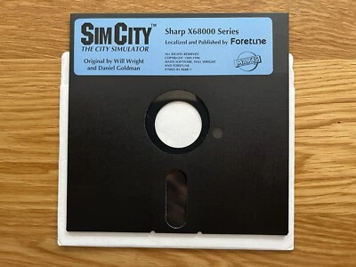 SimCity Sharp X68000 Japan Game DISC ONLY! - Image 1 of 4
