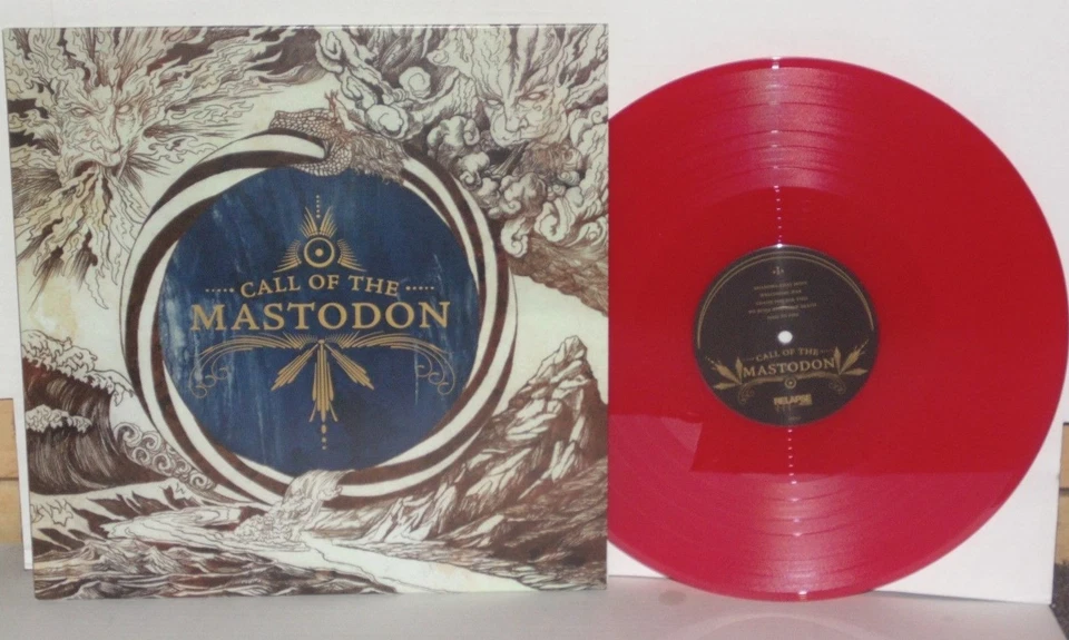 MASTODON Call Of The Mastodon LP Red Vinyl Ltd Welcoming War Slickleg PLAYS WELL Foto 1 de 4