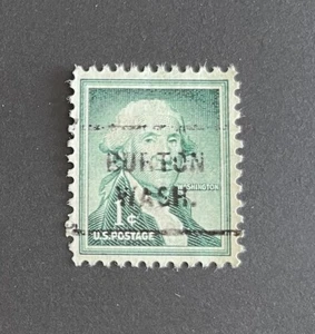 Burton, Washington Type 712 Precancel - 1 cent Washington - U.S. #1031 - WA - Picture 1 of 1