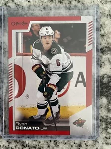 20-21 O-Pee-Chee Ryan Donato borde rojo espalda en blanco 1/1 - Imagen 1 de 2