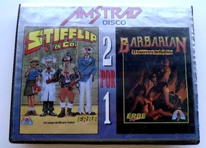 2x1 2 POR 1 DOS POR UNO STIFFLIP Y BARBARIAN AMSTRAD CPC 464 472 6128 - Imagen 1 de 7
