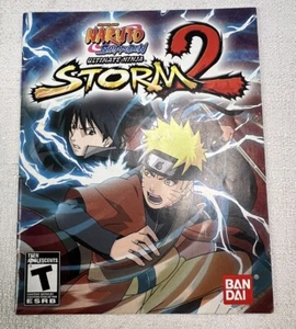 PS3 Naruto Shippuden Ultimate Ninja Storm 2 Instruction MANUAL ONLY - Picture 1 of 3