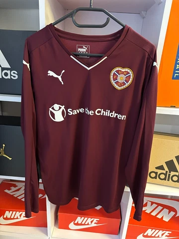HEART OF MIDLOTHIAN FOOTBALL SHIRT 2016-2017 JERSEY PUMA SIZE S Cover