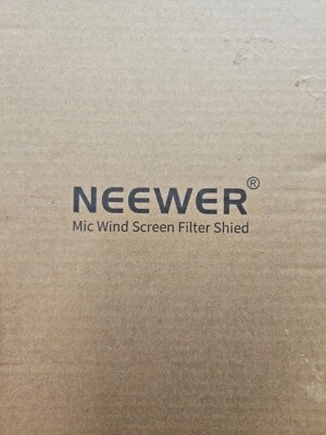 Neewer NW(B-3) 6 inch Studio Microphone Round Shape Wind Pop Filter Mask Shied - Image 1 of 4