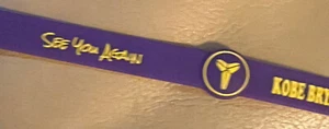 Kobe Bryant Adjustable Silicone Wristband Bracelet - One Size Fits All - Picture 1 of 16