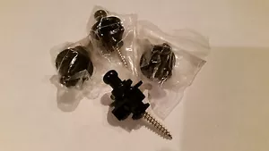 Schaller Style, High Quality, Black Quick Release Strap Locks 2 Sets 4 total - Picture 1 of 1