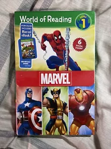 Marvel World of Reading Level 1 - 6 Books Inside! New Avengers - Picture 1 of 4