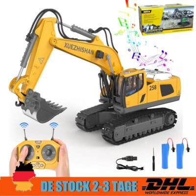 Baustellenfahrzeug Ferngesteuert Modell RC Spielzeug Kind Baustelle Bagger LKW - Bild 1 von 4