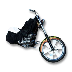 Motorbike Indoor Show Car Cover Harley Davidson Softail VROD Dyna Bike Roadking - Picture 1 of 3