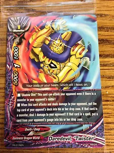 FUTURE CARD BUDDYFIGHT DAREDEVIL "TWISTER" PR/0176EN DARK GAME CHRONICLES BOOK 1 - Picture 1 of 1