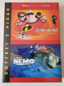 Coffret 2 DVD Pixar Disney N°72/78 - Les Indestructibles & Némo - VF **NEUF** - Picture 1 of 4