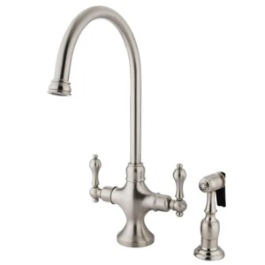 Elements of Design Kingston Brass Nuvo Vintage 2-Handle Kitchen Faucet------- - Picture 1 of 2
