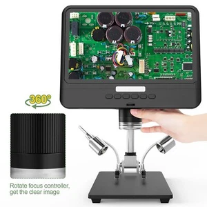 Microscopio digital LCD 1080P de 8,5"" lupa para soldadura PCB reparación - Imagen 1 de 8