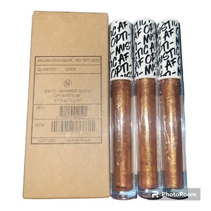 BH Cosmetics Say It Shimmer Gloss Optimistic Af Set Of 3 new in a box 0.7 Fl Oz - Bild 1 von 2