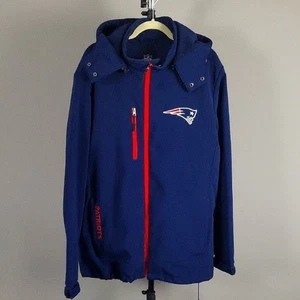 NFL New England Patriots G-III Cappotto Soft Shell con Cappuccio Rimovibile, Uomo Taglia XL - Foto 1 di 10