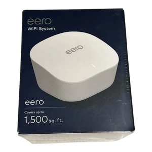 NEW Sealed eero WiFi Router J010111 Covers 1500 Sq Ft Mesh System Dual-Band NIB - Picture 1 of 3