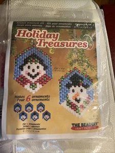 Holiday Treasures Cuentas (6) Kit de Adornos "SNOW FOLKS" 5311 Navidad NUEVO SELLADO - Imagen 1 de 7