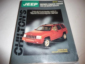 CHILTON'S JEEP WAGONEER/COMANCHE/CHEROKEE 1984-96 (8143) 40602 - Free Shipping - Picture 1 of 5