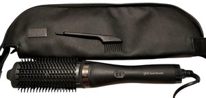 GHD DUET SPAZZOLA ASCIUGACAPELLI NERO CON TAPPETINO TERMICO - Foto 1 di 5